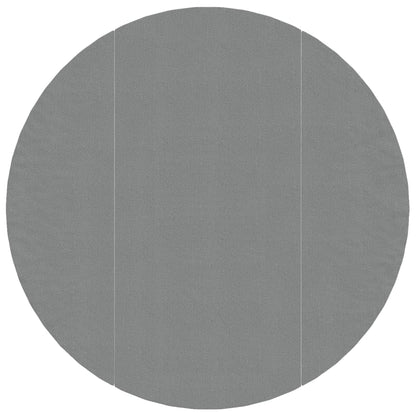 Zwembadgrondzeil Ø306 Cm Polyester Geotextiel Lichtgrijs
