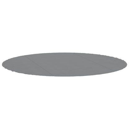 Zwembadgrondzeil Ø306 Cm Polyester Geotextiel Lichtgrijs