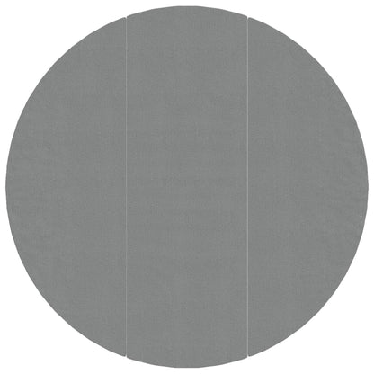 Zwembadgrondzeil Ø396 Cm Polyester Geotextiel Lichtgrijs Ø 396 cm