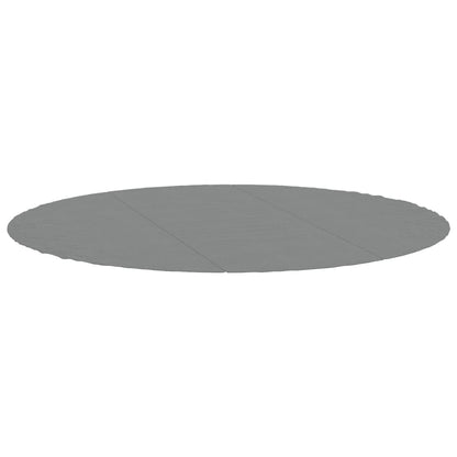Zwembadgrondzeil Ø396 Cm Polyester Geotextiel Lichtgrijs Ø 396 cm