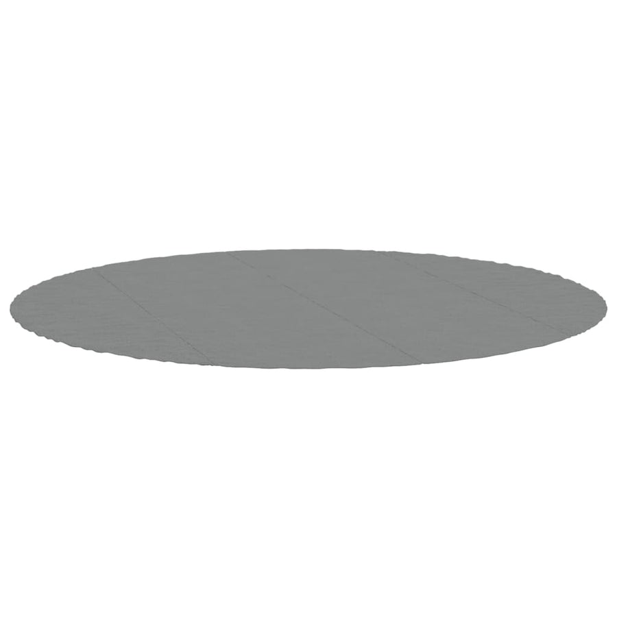Zwembadgrondzeil Ø458 Cm Polyester Geotextiel Lichtgrijs Ø 458 cm