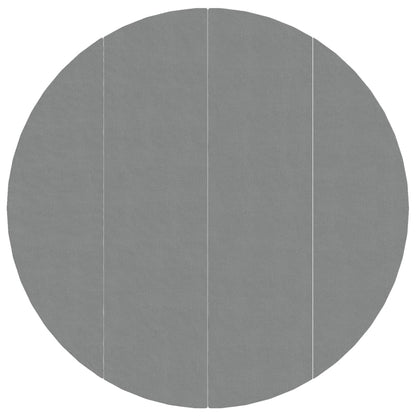 Zwembadgrondzeil Ø500 Cm Polyester Geotextiel Lichtgrijs Ø 500 cm