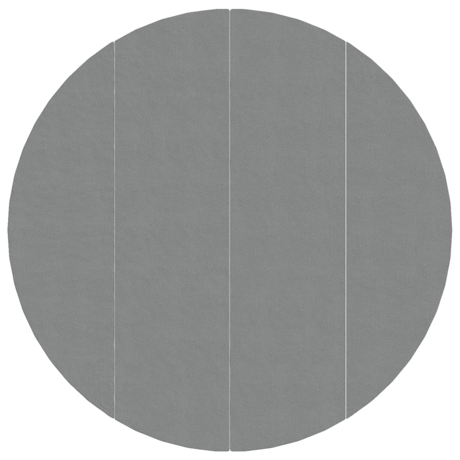 Zwembadgrondzeil Ø500 Cm Polyester Geotextiel Lichtgrijs Ø 500 cm