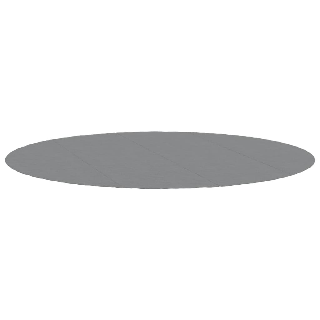 Zwembadgrondzeil Ø500 Cm Polyester Geotextiel Lichtgrijs Ø 500 cm