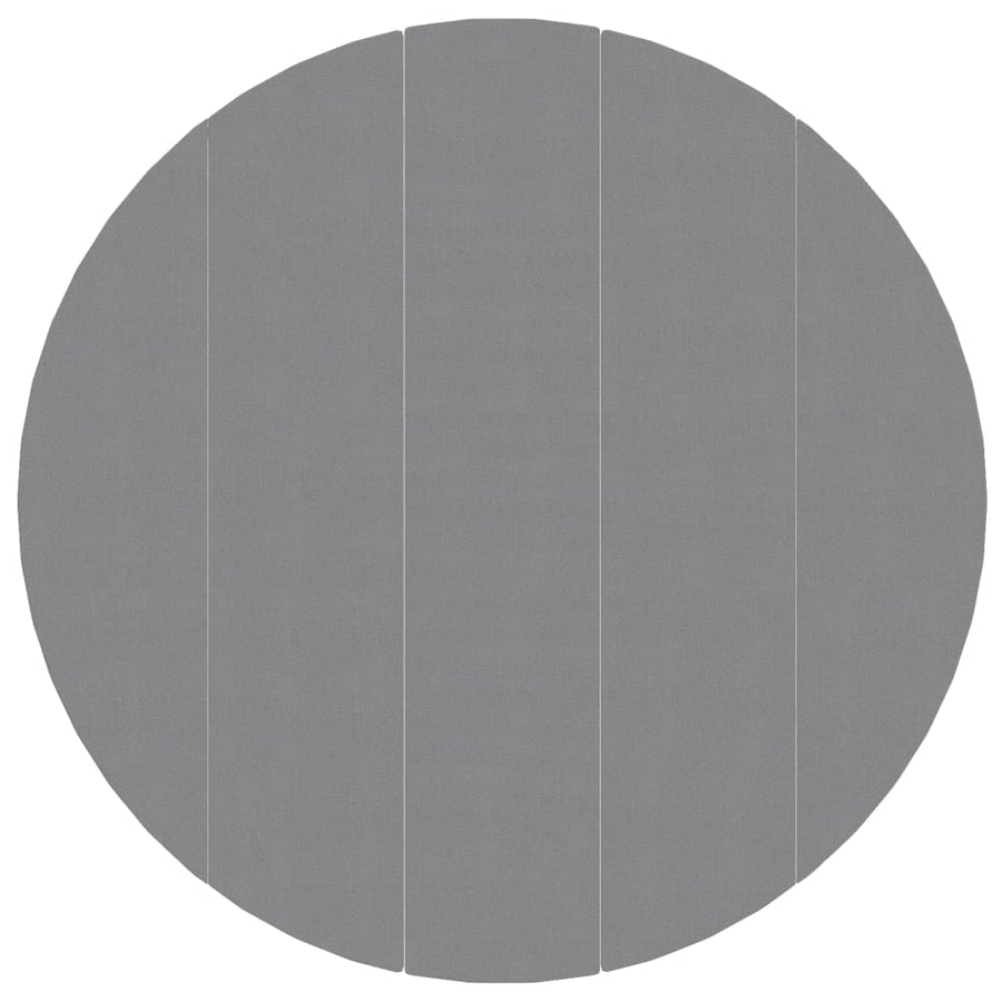 Zwembadgrondzeil Ø550 Cm Polyester Geotextiel Lichtgrijs Ø 550 cm