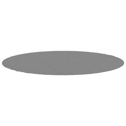 Zwembadgrondzeil Ø396 Cm Polyester Geotextiel Lichtgrijs Ø 396 cm (2 mm)