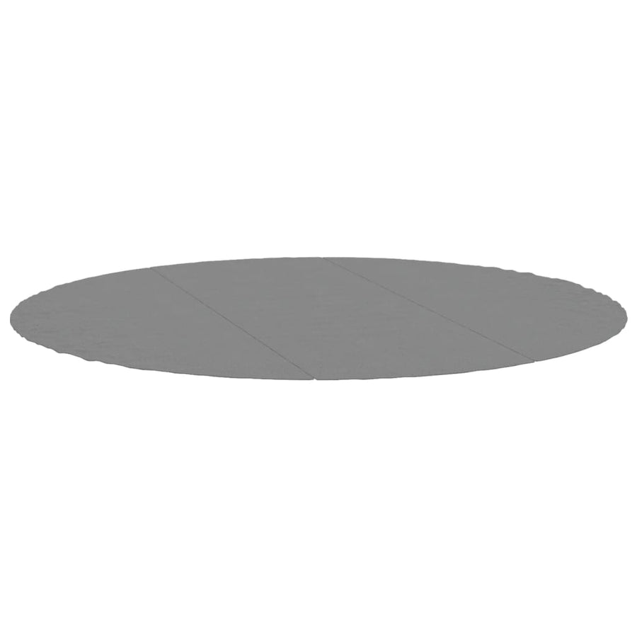 Zwembadgrondzeil Ø396 Cm Polyester Geotextiel Lichtgrijs Ø 396 cm (2 mm)
