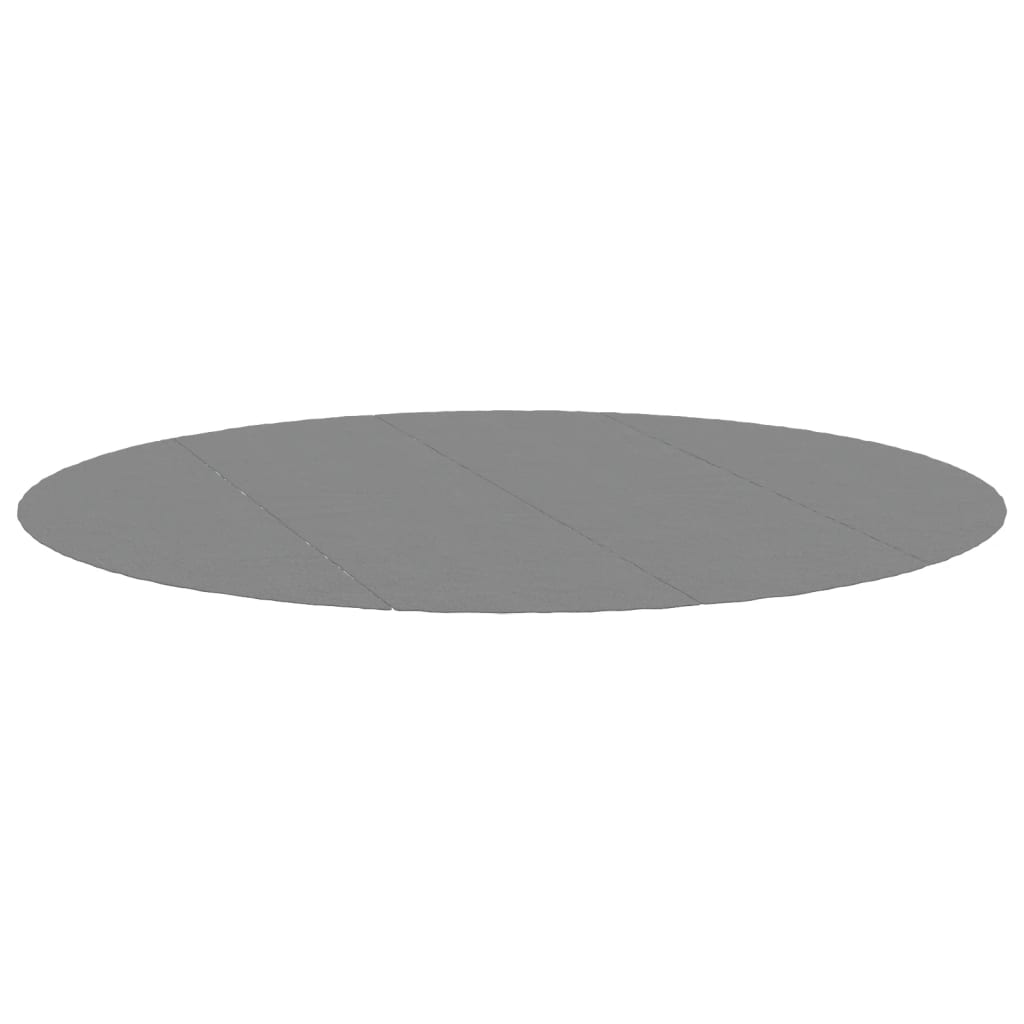 Zwembadgrondzeil Ø428 Cm Polyester Geotextiel Lichtgrijs Lichtgrijs