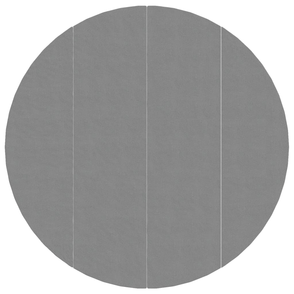 Zwembadgrondzeil Ø500 Cm Polyester Geotextiel Lichtgrijs Lichtgrijs