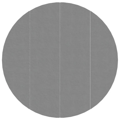 Zwembadgrondzeil Ø500 Cm Polyester Geotextiel Lichtgrijs Lichtgrijs