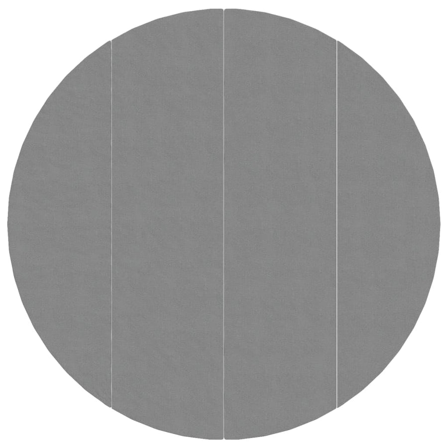 Zwembadgrondzeil Ø500 Cm Polyester Geotextiel Lichtgrijs Lichtgrijs