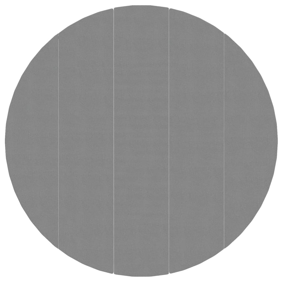 Zwembadgrondzeil Ø550 Cm Polyester Geotextiel Lichtgrijs