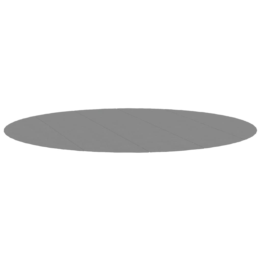 Zwembadgrondzeil Ø550 Cm Polyester Geotextiel Lichtgrijs