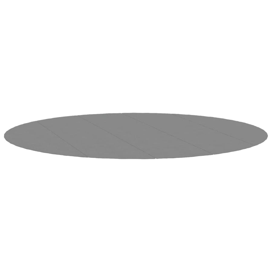 Zwembadgrondzeil Ø550 Cm Polyester Geotextiel Lichtgrijs