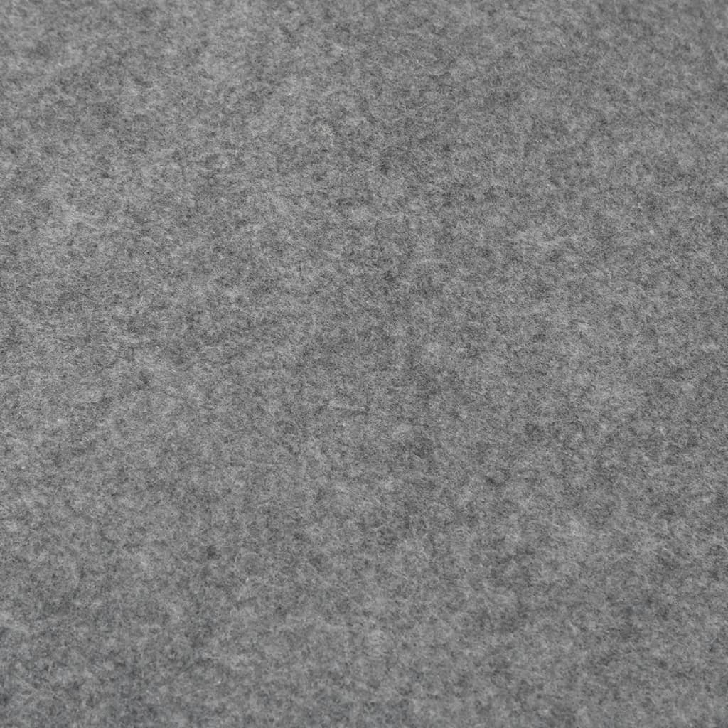 Zwembadgrondzeil Ø550 Cm Polyester Geotextiel Lichtgrijs