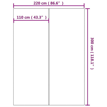 Zwembadgrondzeil Polyester Geotextiel Lichtgrijs 300 x 220 cm