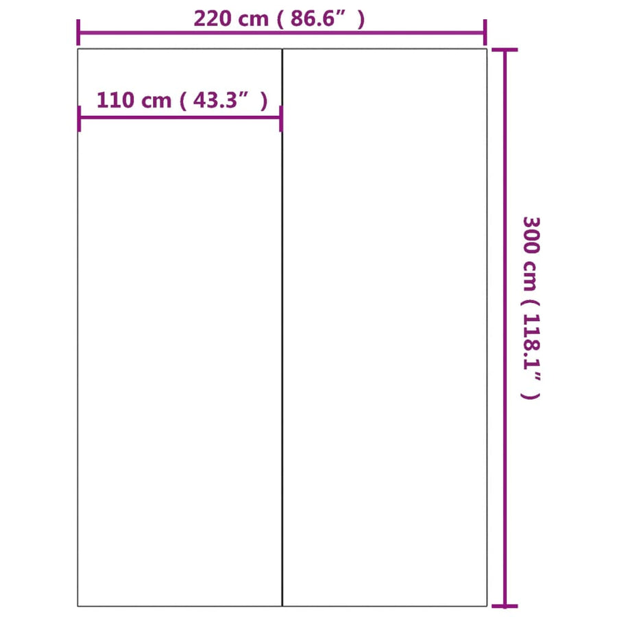 Zwembadgrondzeil Polyester Geotextiel Lichtgrijs 300 x 220 cm