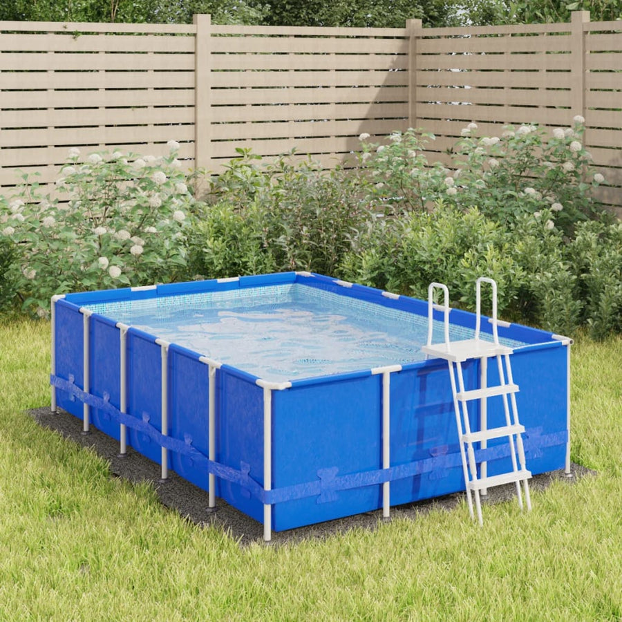 Zwembadgrondzeil Polyester Geotextiel Lichtgrijs 300 x 220 cm