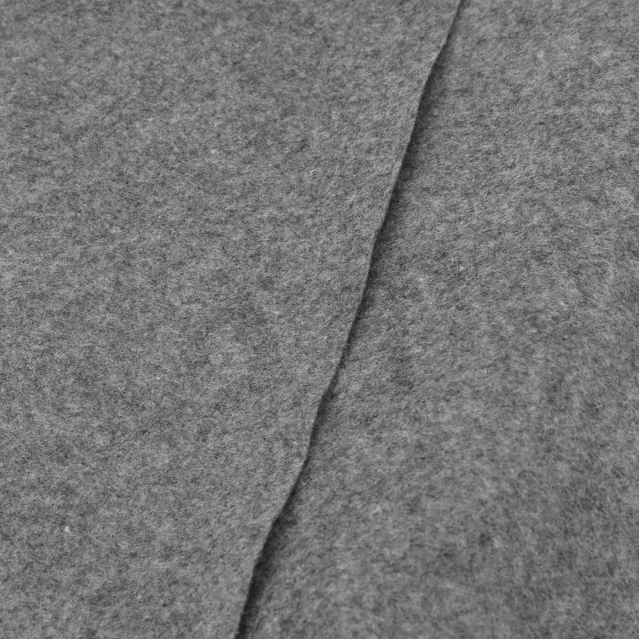 Zwembadgrondzeil 420X220 Cm Polyester Geotextiel Lichtgrijs