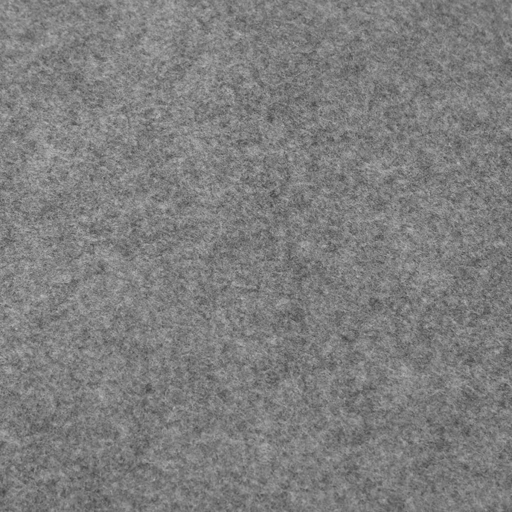 Zwembadgrondzeil 420X220 Cm Polyester Geotextiel Lichtgrijs
