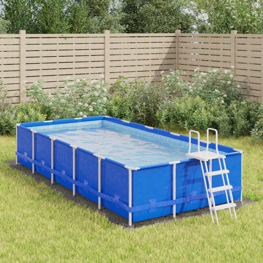 Zwembadgrondzeil 500X250 Cm Polyester Geotextiel Lichtgrijs