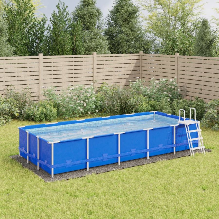 Zwembadgrondzeil 550X280 Cm Polyester Geotextiel Lichtgrijs