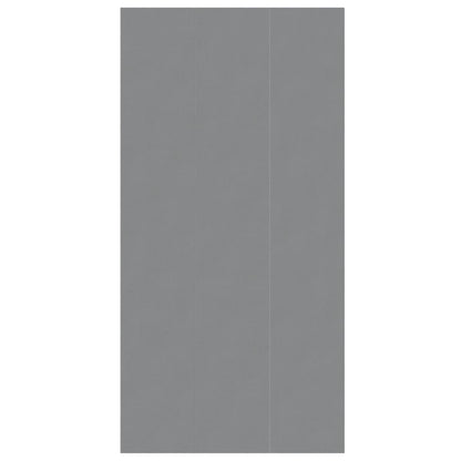 Zwembadgrondzeil 640x321 cm polyester geotextiel lichtgrijs