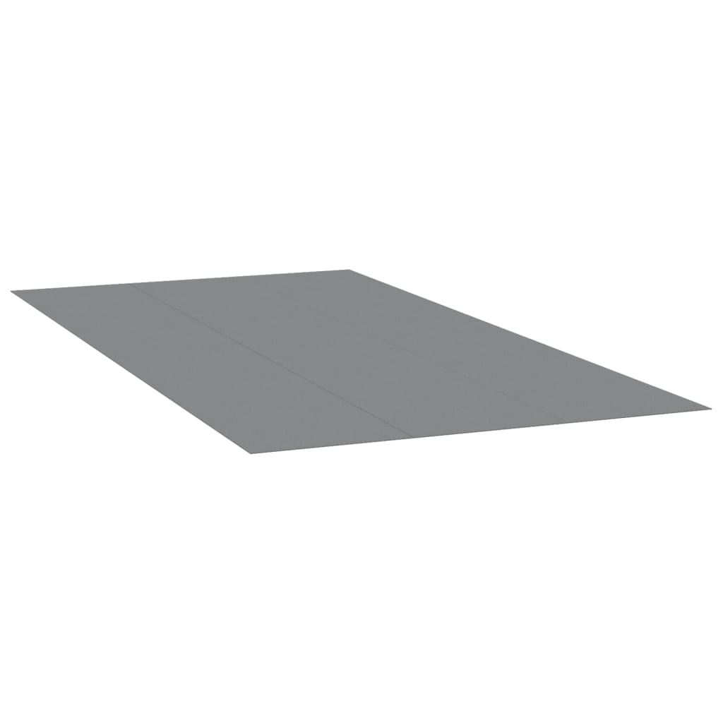 Zwembadgrondzeil 640x321 cm polyester geotextiel lichtgrijs