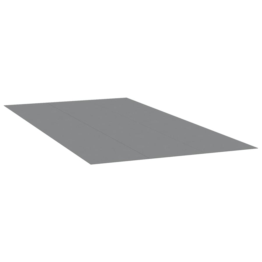 Zwembadgrondzeil 640x321 cm polyester geotextiel lichtgrijs
