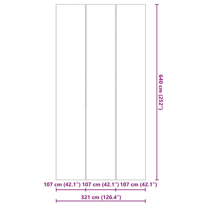 Zwembadgrondzeil 640x321 cm polyester geotextiel lichtgrijs