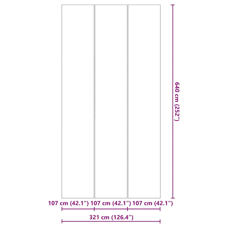 Zwembadgrondzeil 640x321 cm polyester geotextiel lichtgrijs