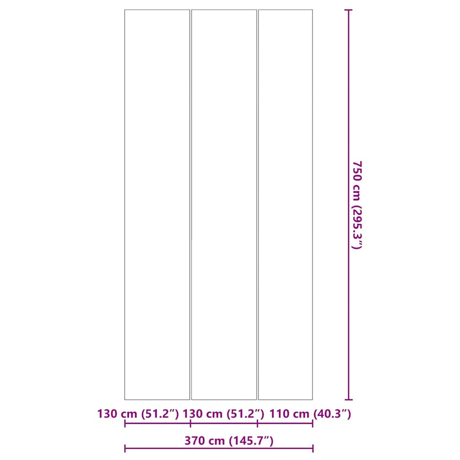 Zwembadgrondzeil Polyester Geotextiel 750 x 370 cm