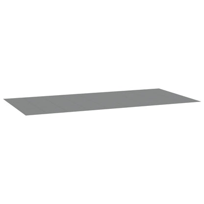 Zwembadgrondzeil 999x500 cm polyester geotextiel lichtgrijs