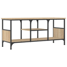 Tv-Meubel 100X33X45 Cm Bewerkt Hout En Ijzer Kleur 100 x 35 x 45 cm Sonoma eiken