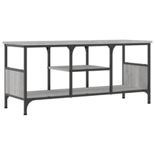 Tv-Meubel Bewerkt Hout En Ijzer Eiken 100 x 35 x 45 cm Grijs sonoma