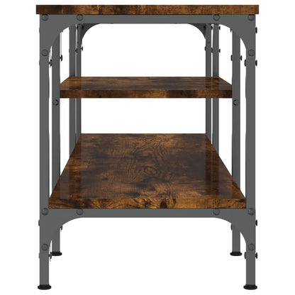 Tv-Meubel Bewerkt Hout En Ijzer Kleur 121 x 35 x 45 cm Gerookt eiken