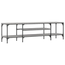 Tv-Meubel Bewerkt Hout En Ijzer Eiken 161 x 35 x 45 cm Grijs sonoma