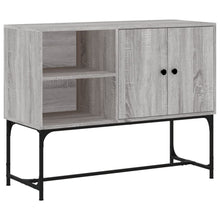 Dressoir 100X40X79,5 Cm Bewerkt Hout Grijs Sonoma Eikenkleurig