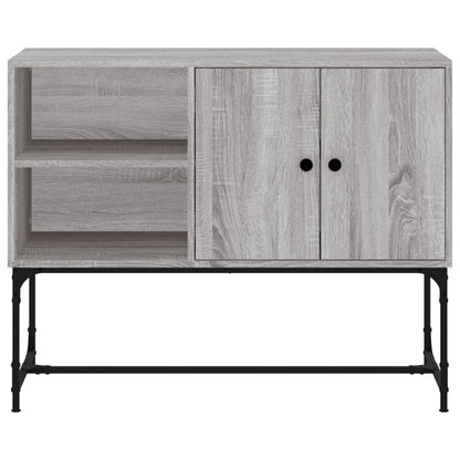 Dressoir 100X40X79,5 Cm Bewerkt Hout Grijs Sonoma Eikenkleurig