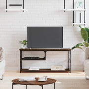 Tv-meubel 103x38x46,5 cm bewerkt hout staal