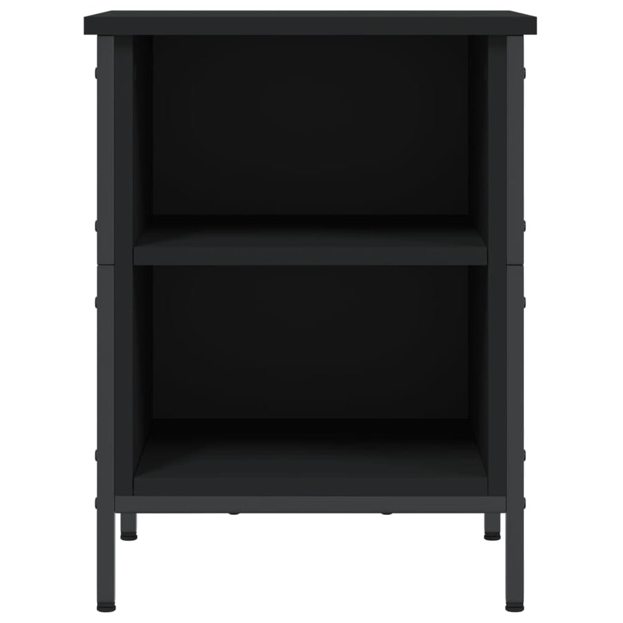 Schoenenkast 38X35X50 Cm Bewerkt Hout Zwart