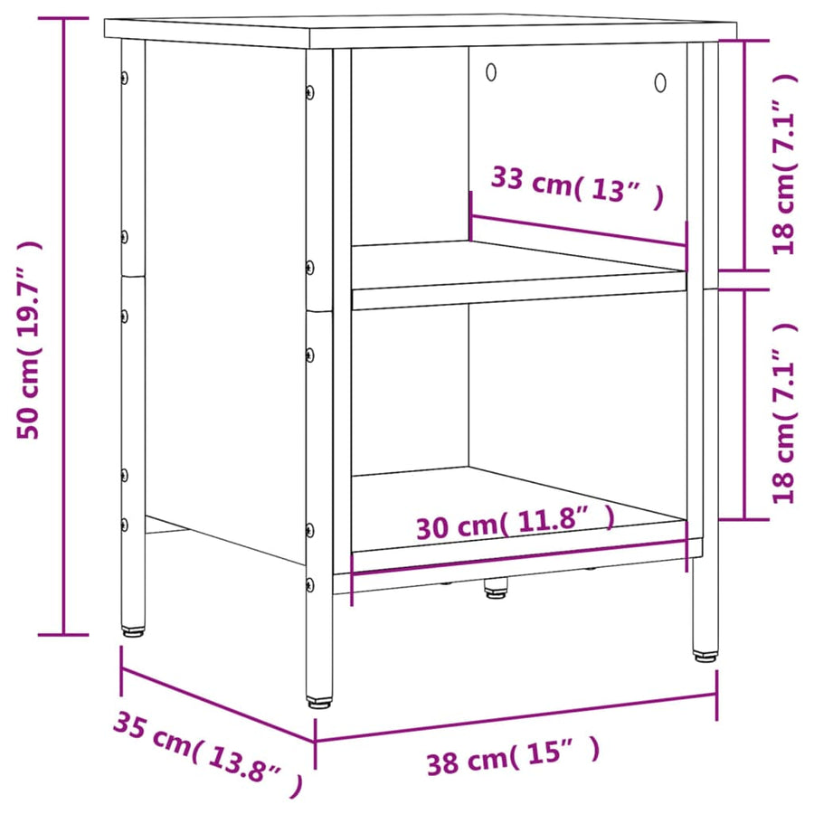 Schoenenkast 38X35X50 Cm Bewerkt Hout Zwart