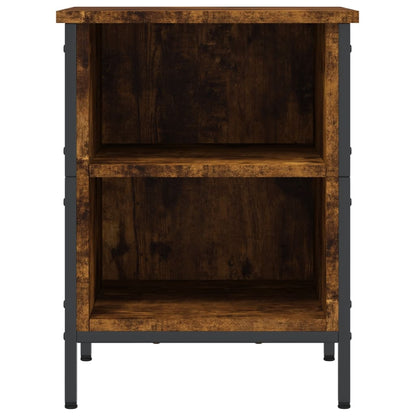 Schoenenkast Bewerkt Hout Kleurig 38 x 35 x 50 cm Gerookt eiken