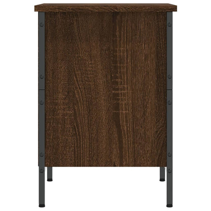 Schoenenkast Bewerkt Hout Bruin Eikenkleur 38 x 35 x 50 cm Bruineiken