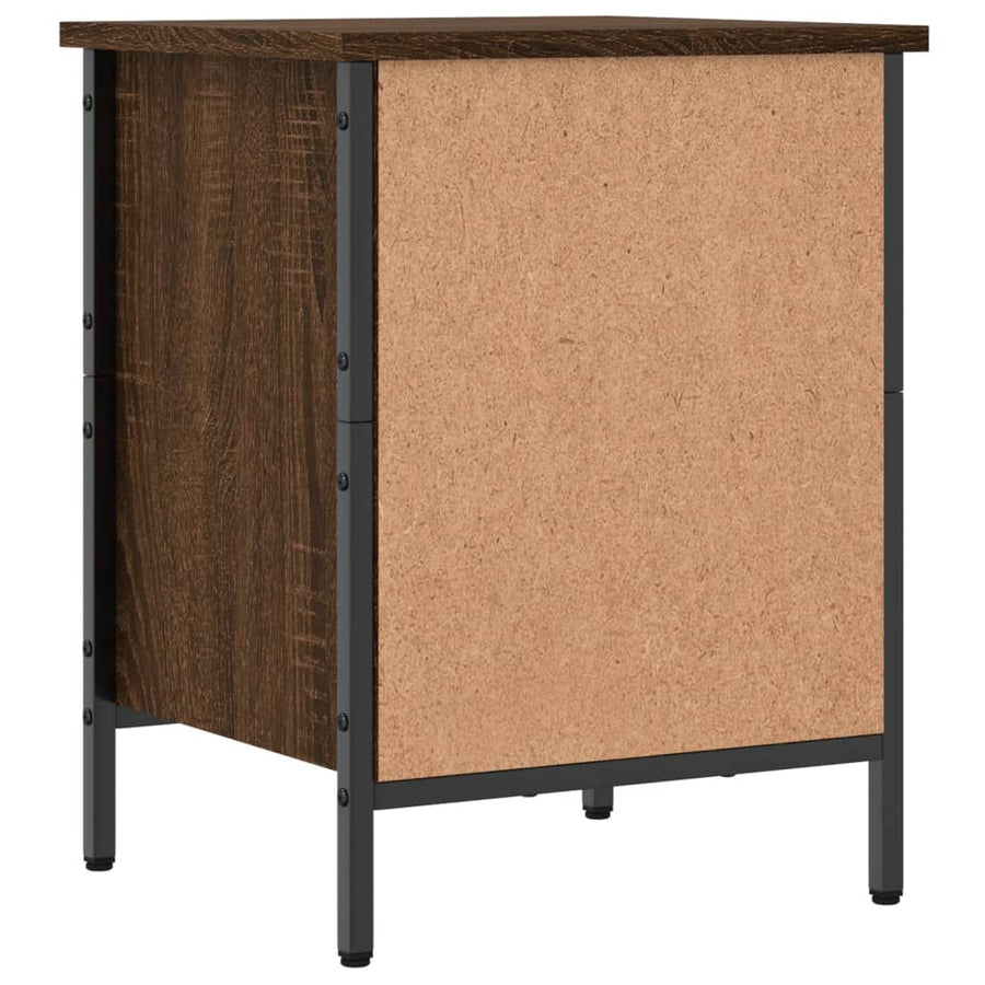Schoenenkast Bewerkt Hout Bruin Eikenkleur 38 x 35 x 50 cm Bruineiken