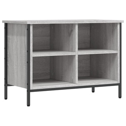 Schoenenkast Bewerkt Hout Eikenkleurig 69 x 35 x 50 cm Grijs sonoma