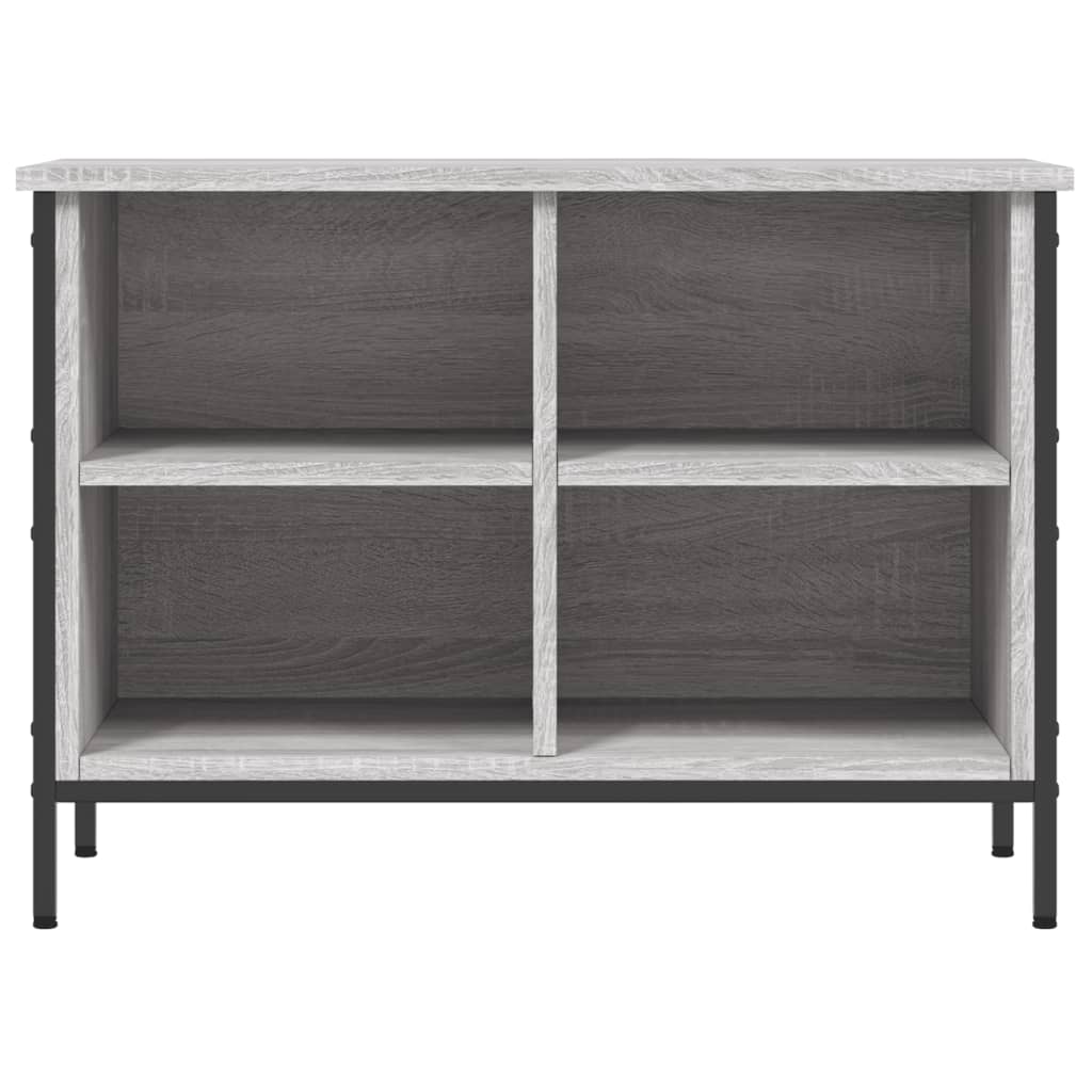 Schoenenkast Bewerkt Hout Eikenkleurig 69 x 35 x 50 cm Grijs sonoma
