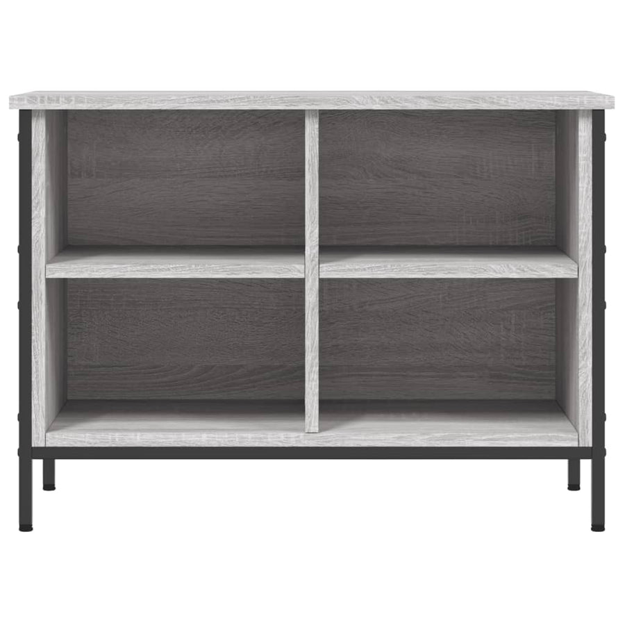 Schoenenkast Bewerkt Hout Eikenkleurig 69 x 35 x 50 cm Grijs sonoma