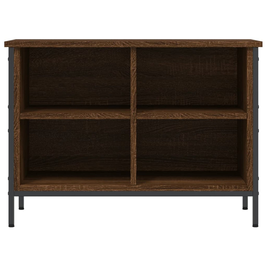 Schoenenkast 69X35X50 Cm Bewerkt Hout Bruin Eikenkleur