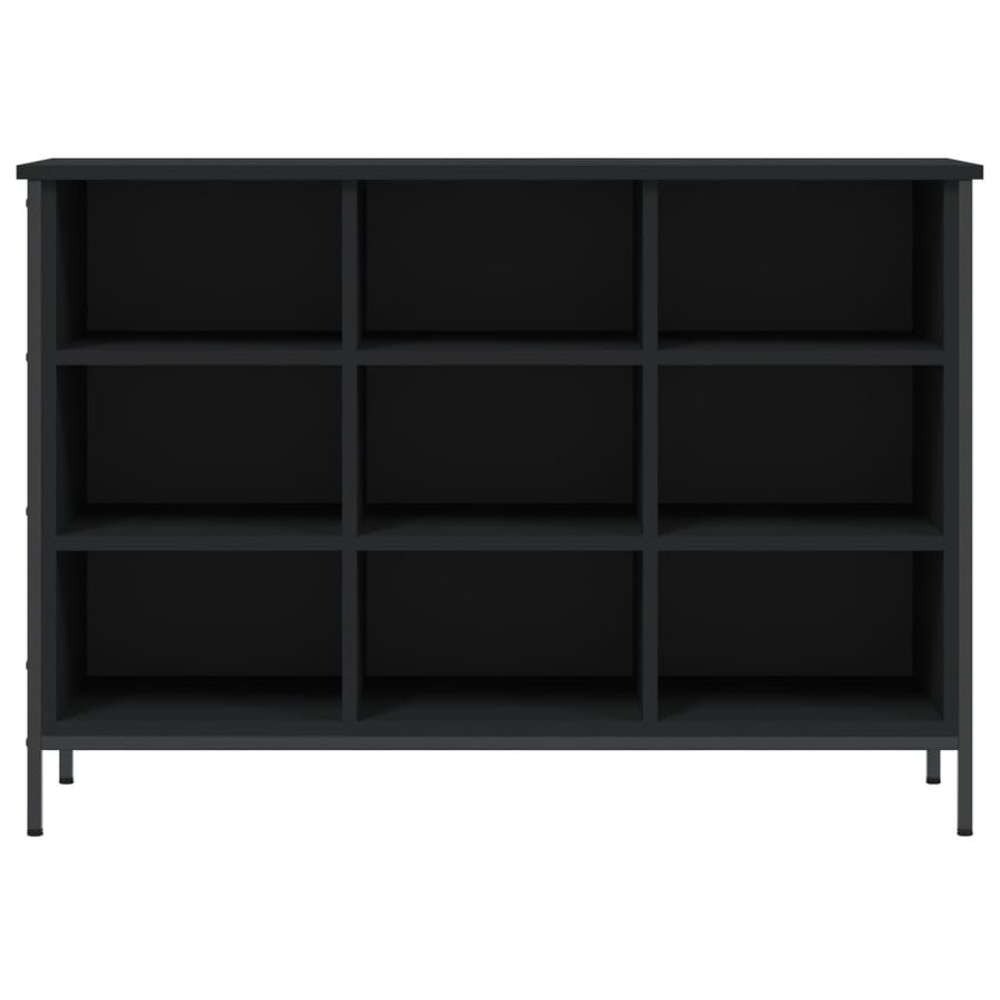 Schoenenkast Bewerkt Hout 100 x 35 x 70 cm Zwart